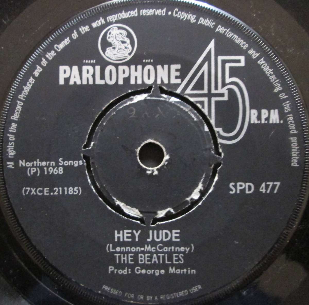 THE BEATLES - HEY JUDE / REVOLUTION (7 SINGLE/VINYL)