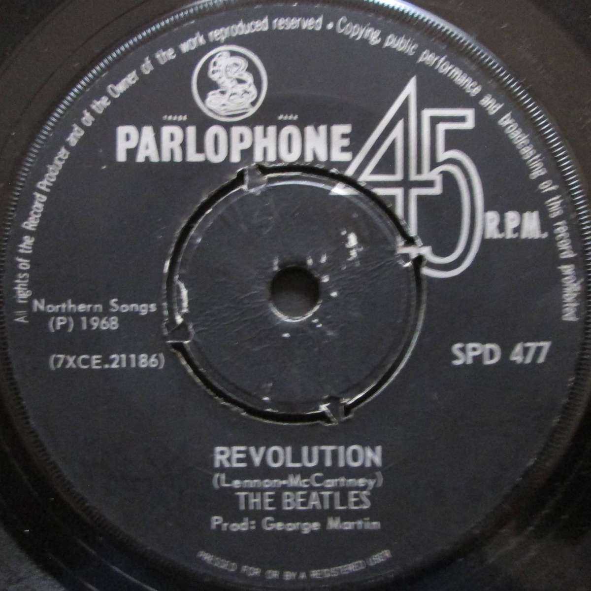 THE BEATLES - HEY JUDE / REVOLUTION (7 SINGLE/VINYL)