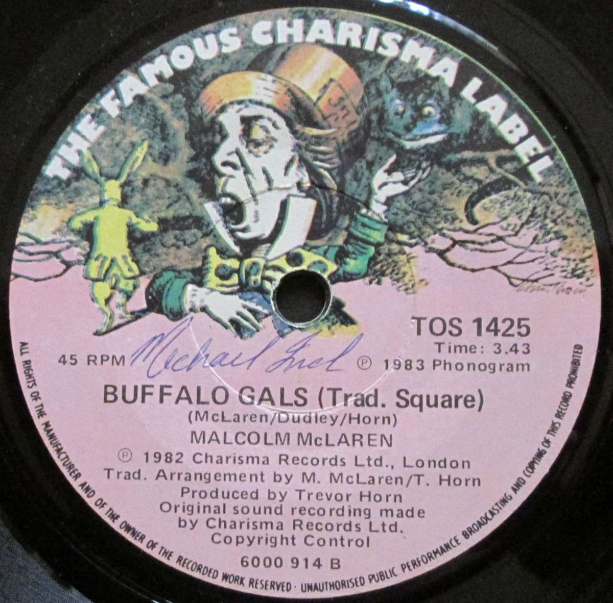 MALCOLM McLAREN  -  BUFFALO GALS  (7 SINGLE/VINYL)