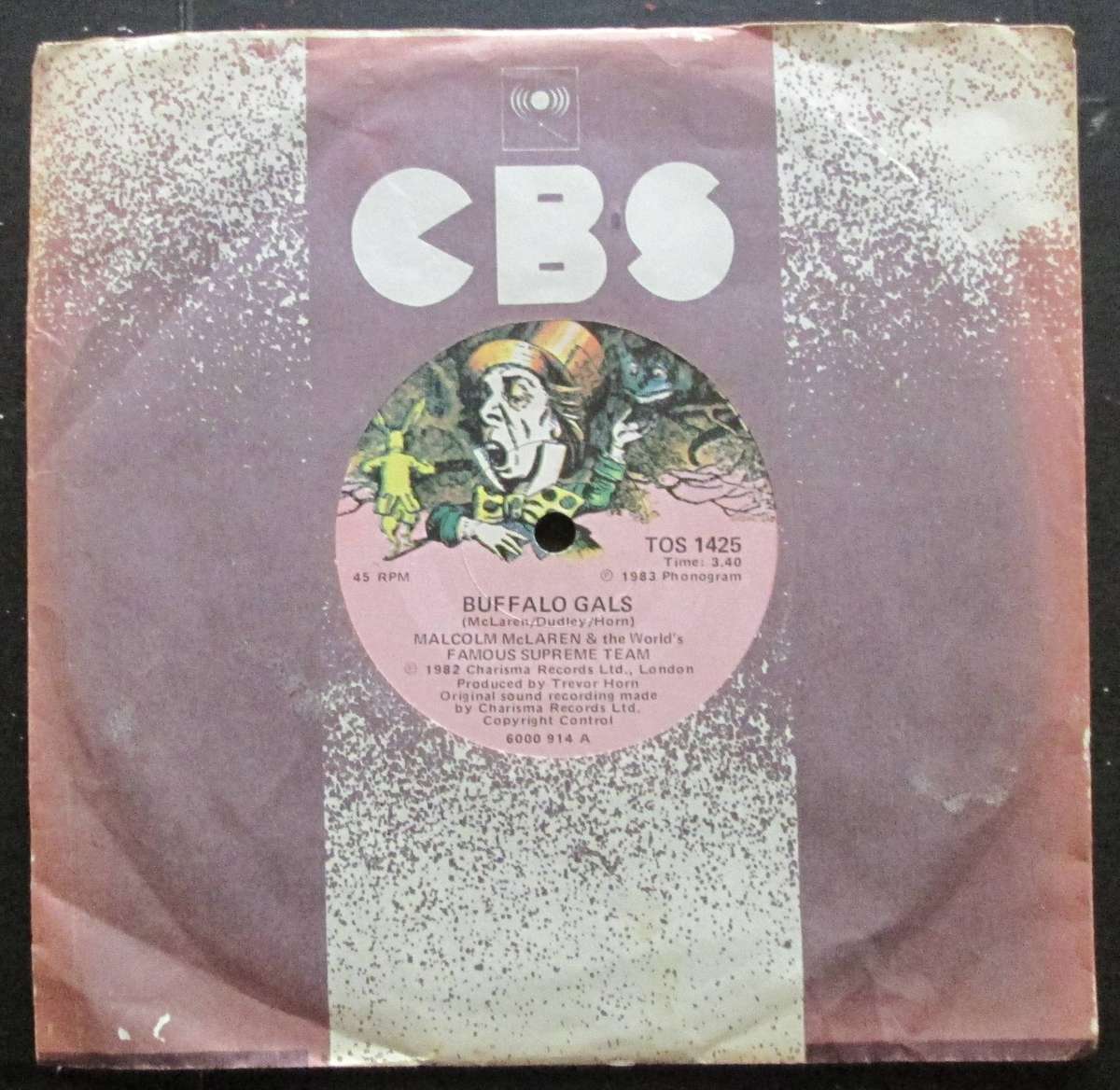 MALCOLM McLAREN  -  BUFFALO GALS  (7 SINGLE/VINYL)