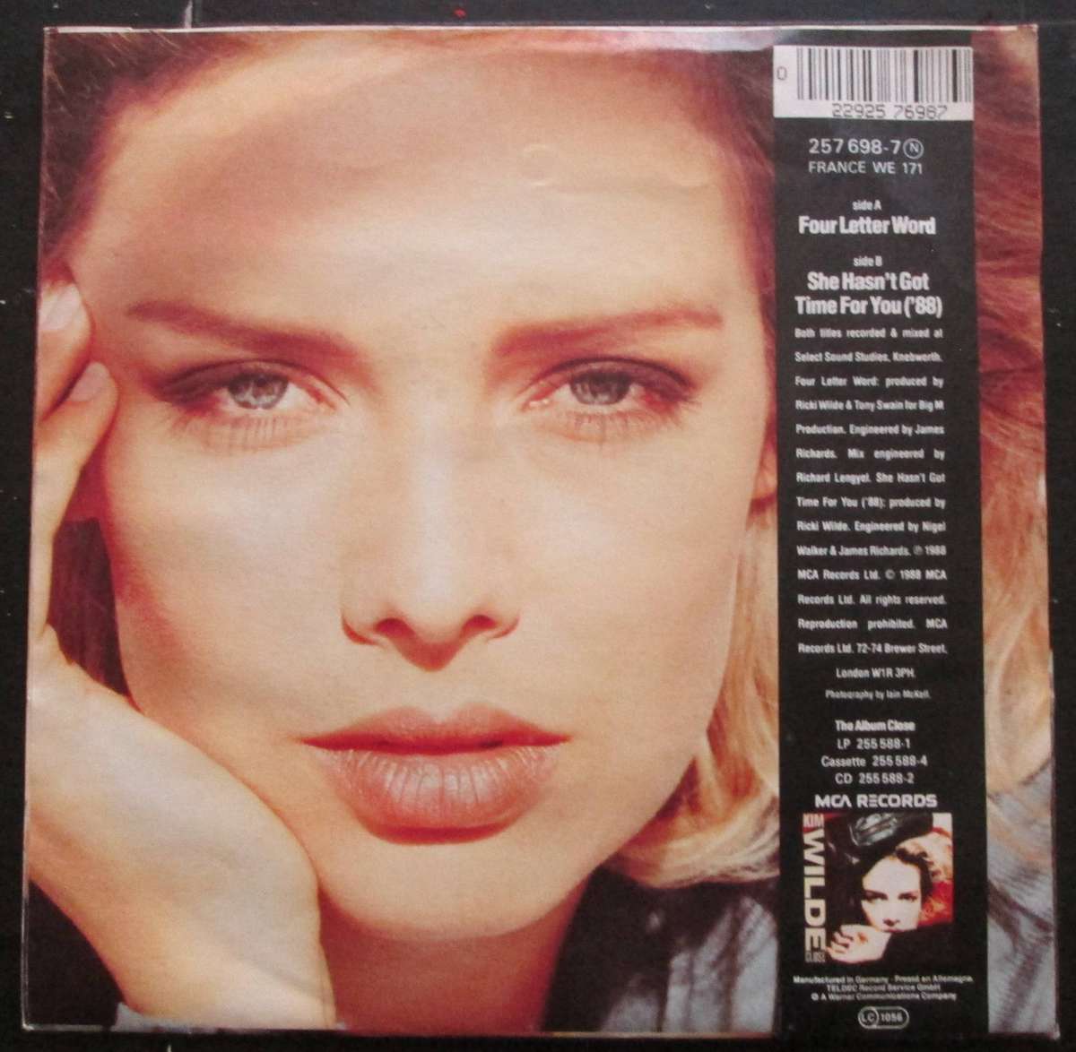 KIM WILDE - FOUR LETTER WORD  (7 SINGLE/VINYL)