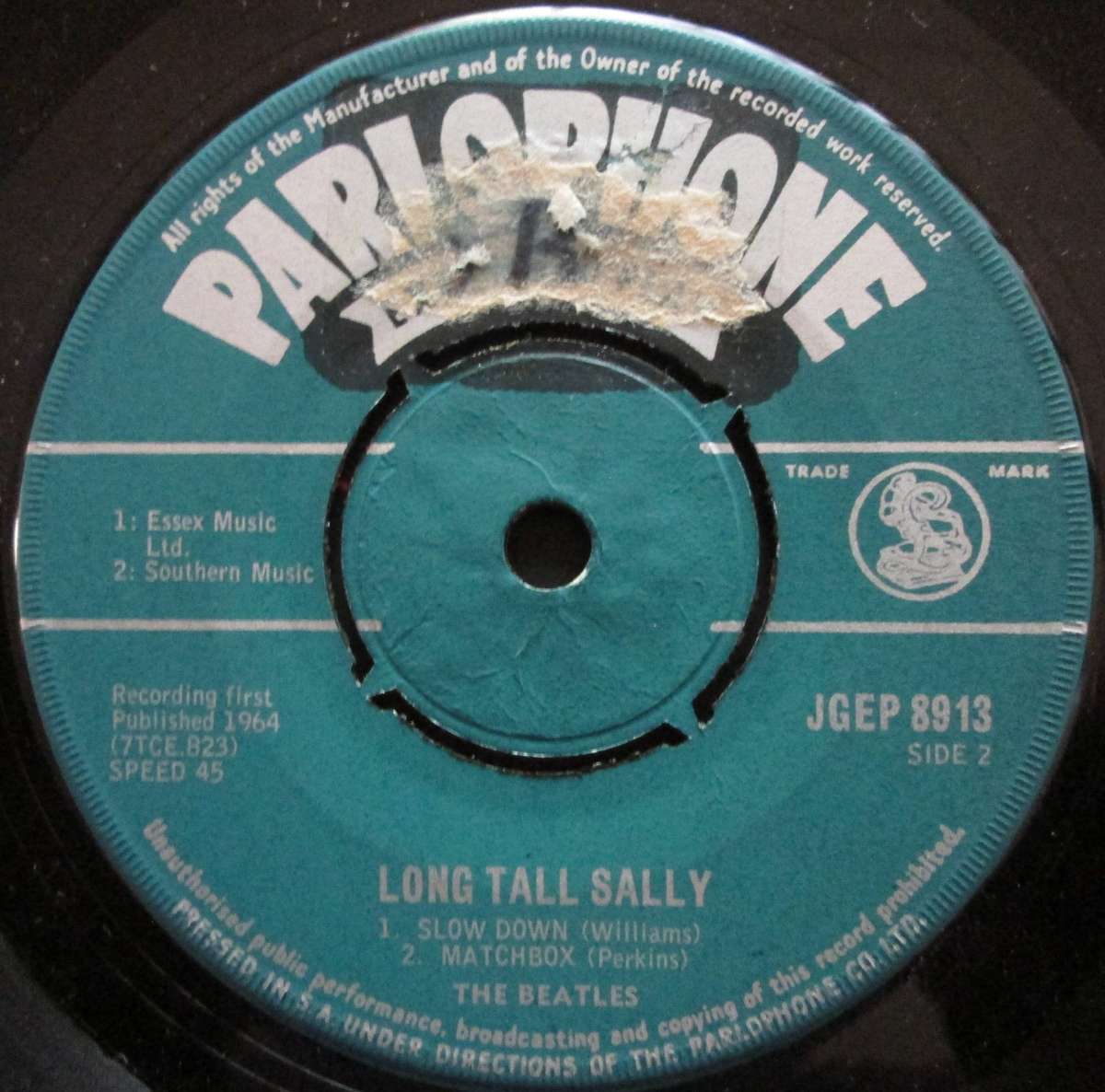 THE BEATLES - LONG TALL SALLY   (7 SINGLE/VINYL)