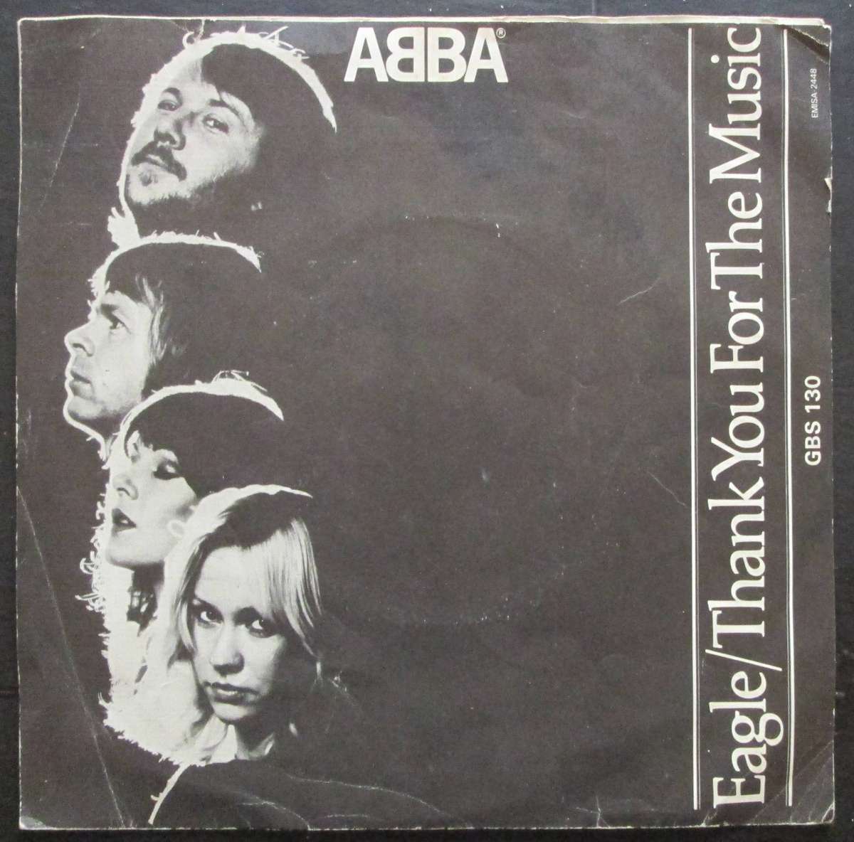 ABBA - THANK YOU FOR THE MUSIC / EAGLE    (7 SINGLE/VINYL)