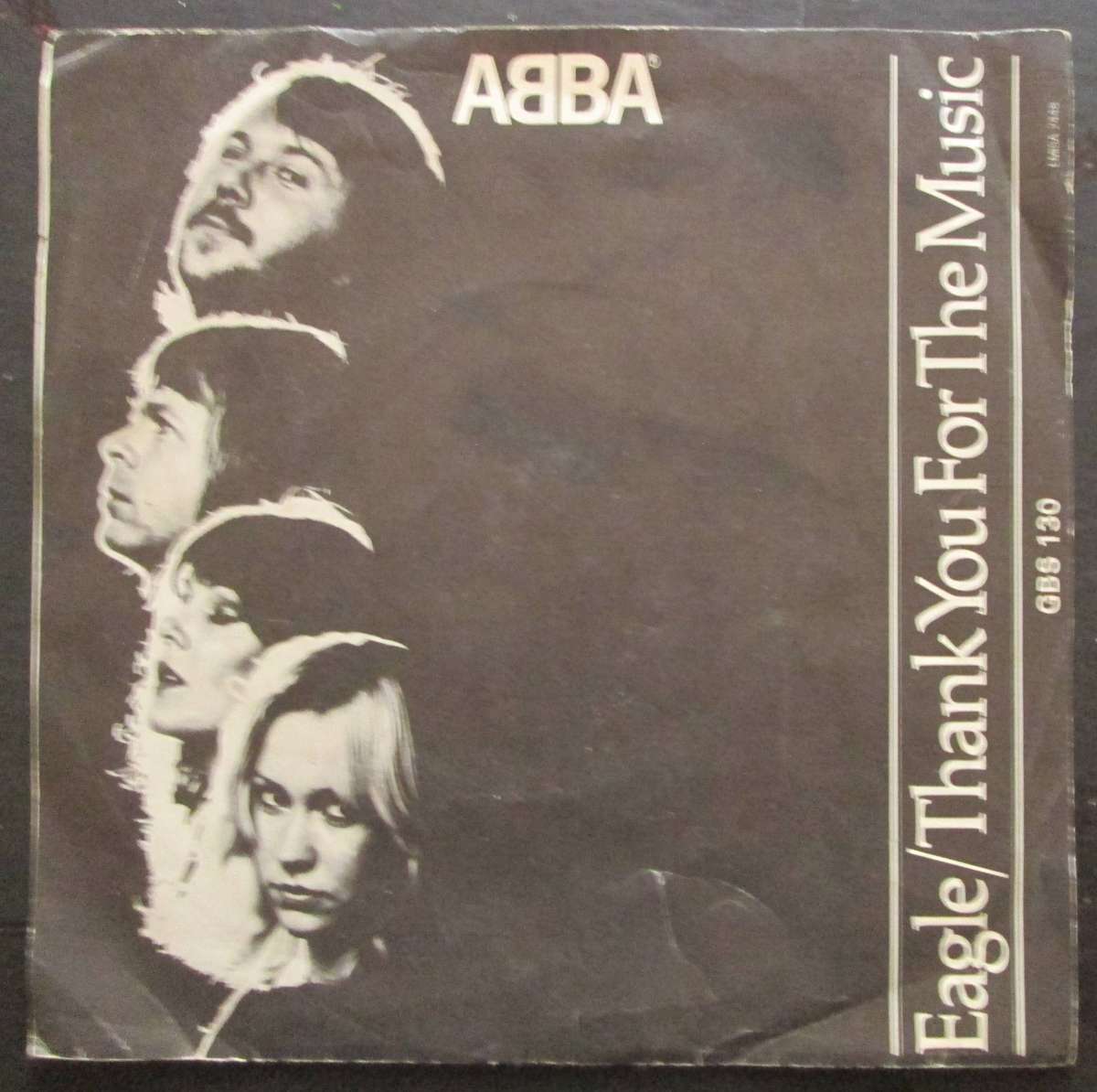 ABBA - THANK YOU FOR THE MUSIC / EAGLE    (7 SINGLE/VINYL)