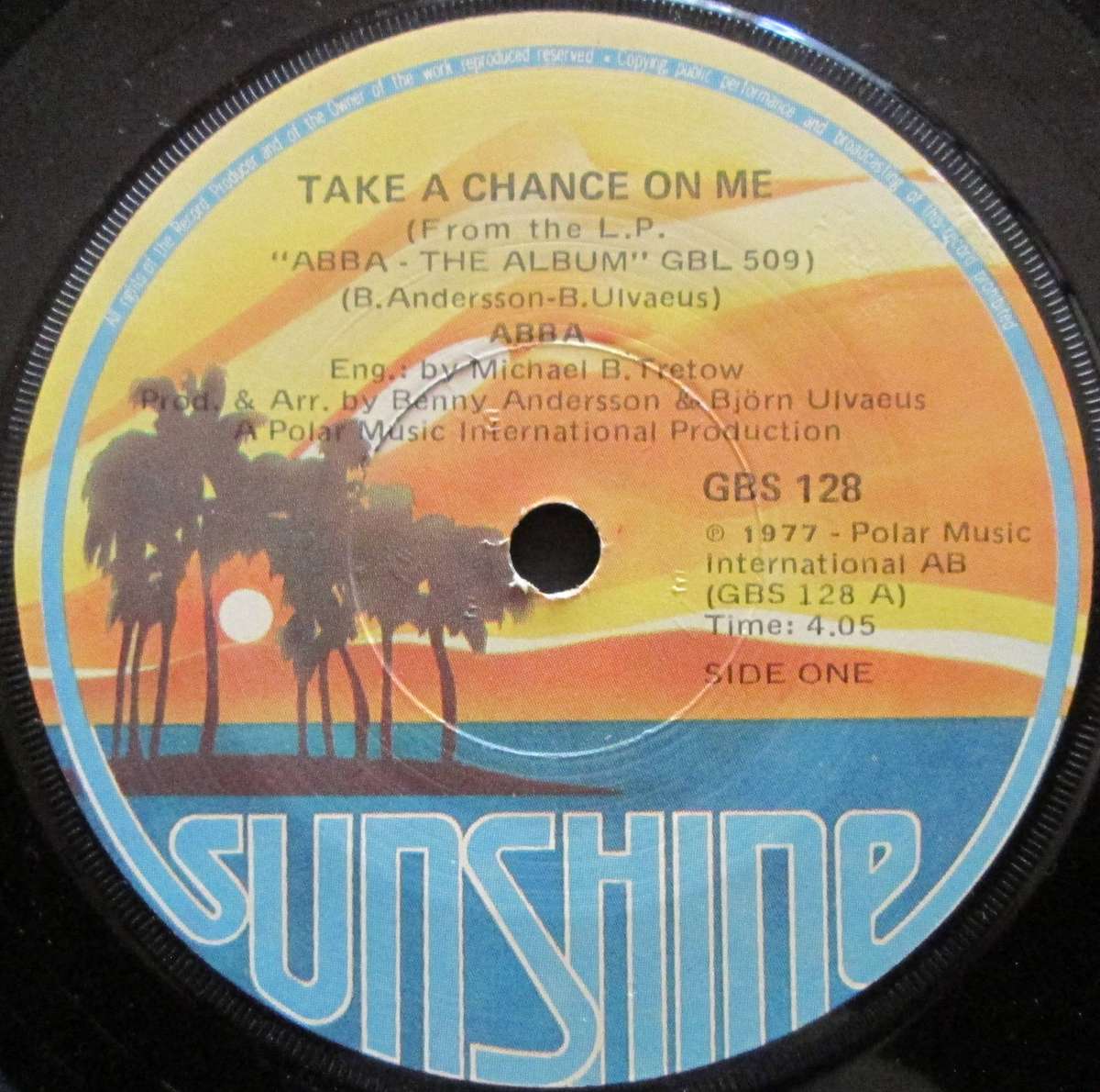 ABBA - TAKE A CHANCE ON ME / IM A MARIONETTE    (7 SINGLE/VINYL)