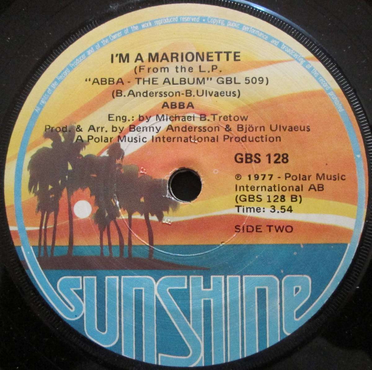 ABBA - TAKE A CHANCE ON ME / IM A MARIONETTE    (7 SINGLE/VINYL)