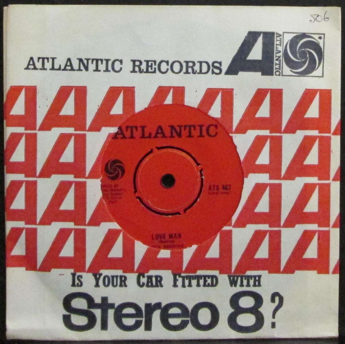 OTIS REDDING - LOVE MAN / IM A CHANGED MAN  (7 SINGLE/VINYL)