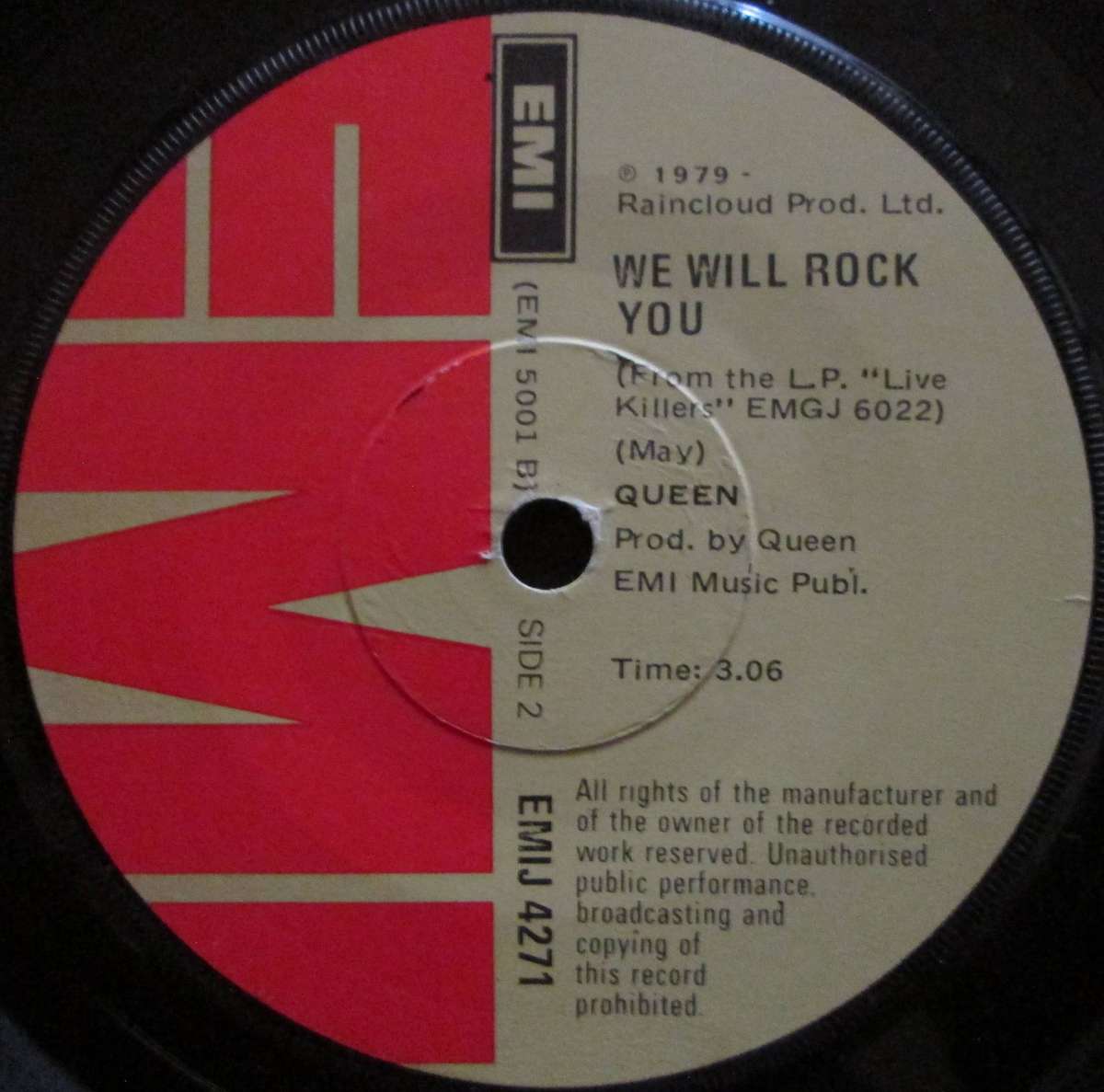 QUEEN - CRAZY LITTLE THING CALLED LOVE / WE WILL ROCK YOU  (7 SINGLE/VINYL)