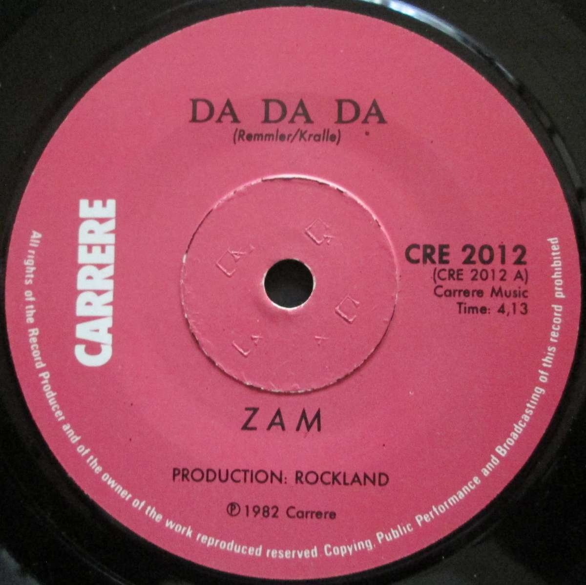 ZAM - DA, DA, DA / FAIS MOI PLAISIR  (7 SINGLE/VINYL)
