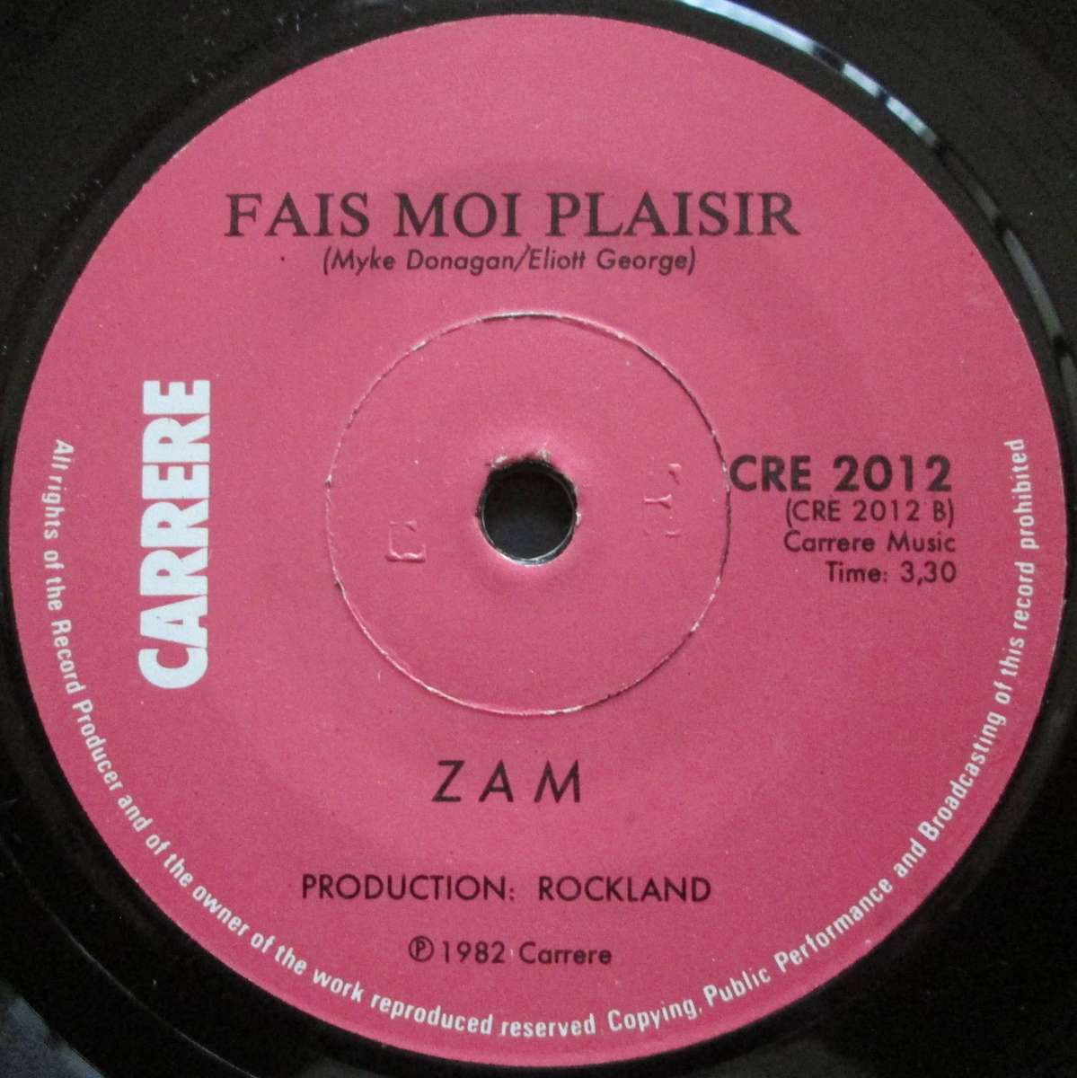 ZAM - DA, DA, DA / FAIS MOI PLAISIR  (7 SINGLE/VINYL)