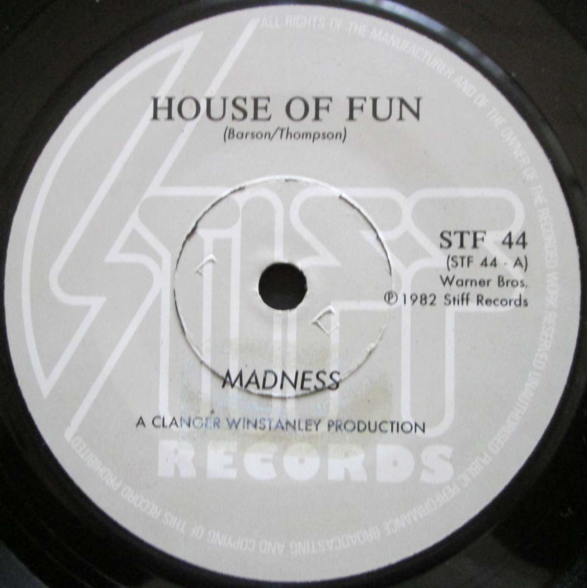 MADNESS - HOUSE OF FUN / DONT LOOK BACK (7 SINGLE/VINYL)