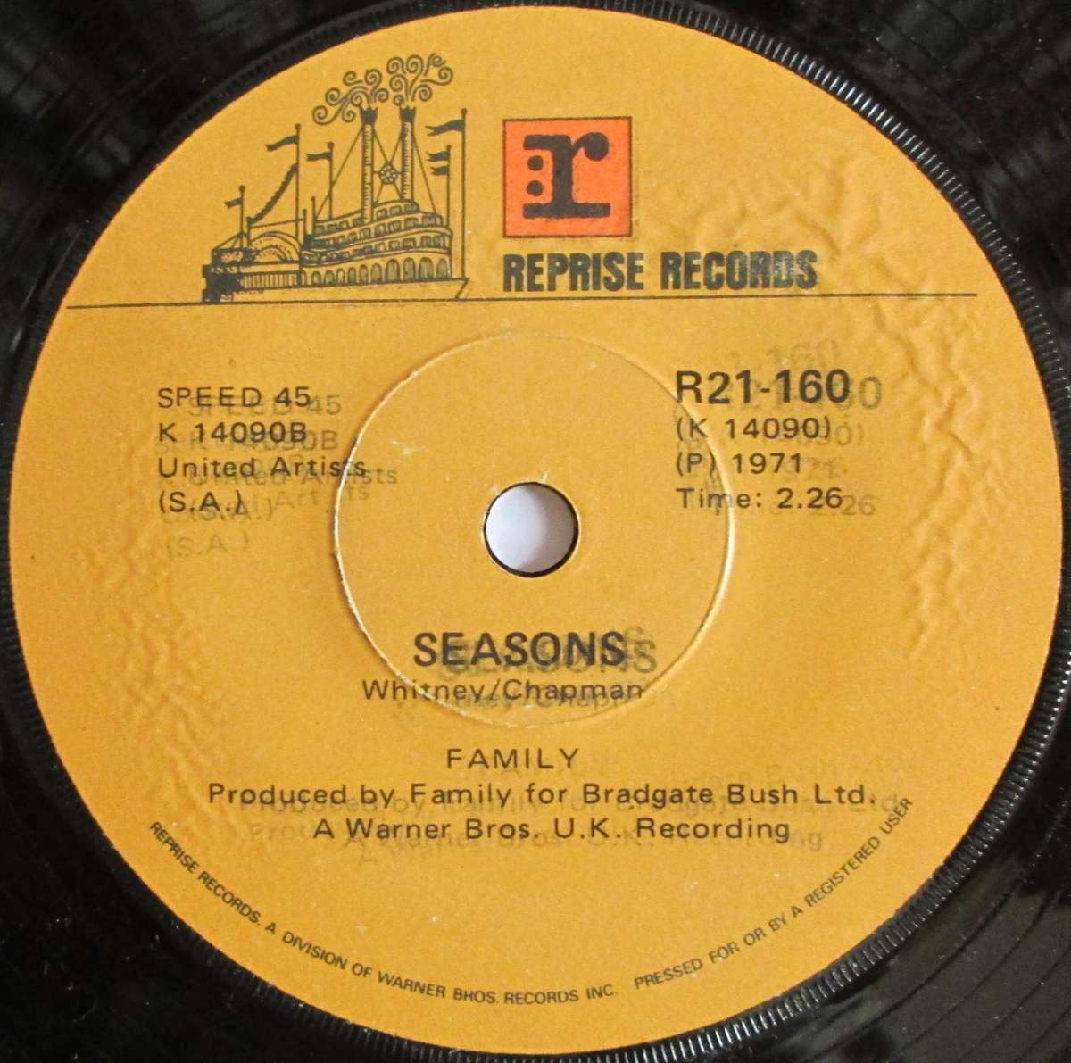 FAMILY - IN MY OWN TIME / SEASONS  (7 SINGLE/VINYL)