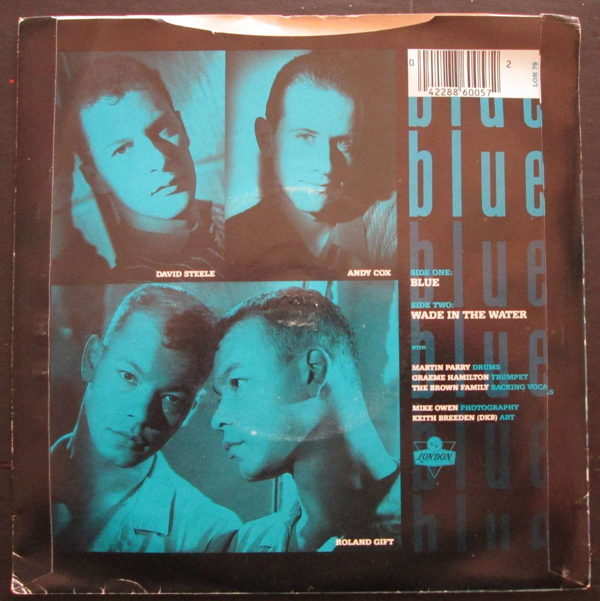 FINE YOUNG CANNIBALS - BLUE / WADE IN THE WATER    (7 SINGLE/VINYL)