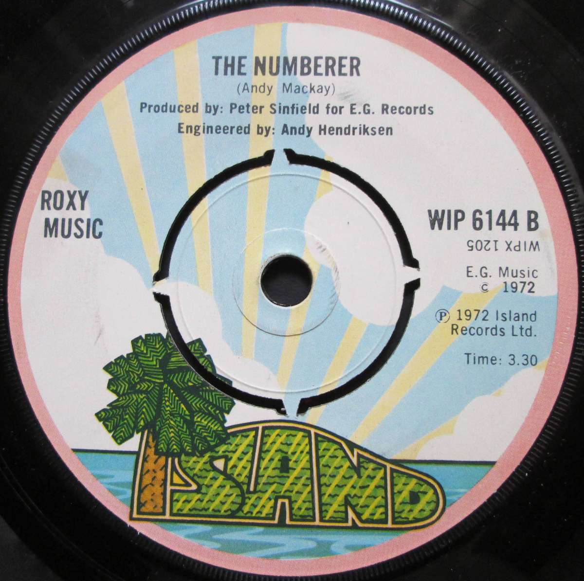 ROXY MUSIC - VIRGINIA PLAIN / THE NUMBERER (7 SINGLE/VINYL)