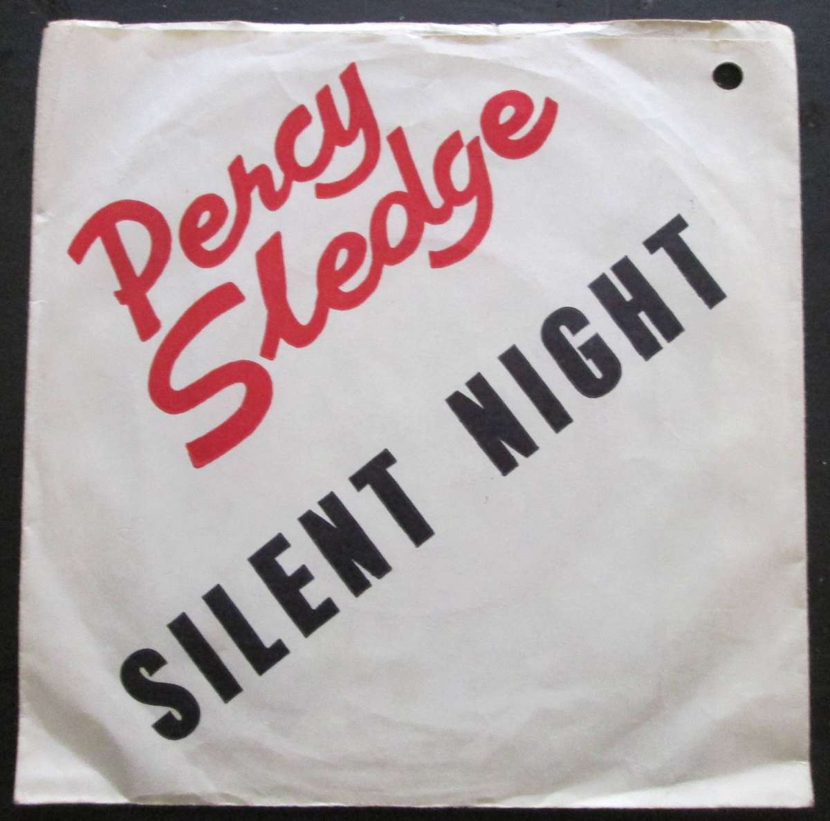 PERCY SLEDGE - SILENT NIGHT / CHRISTMAS WISH  (7 SINGLE/VINYL)