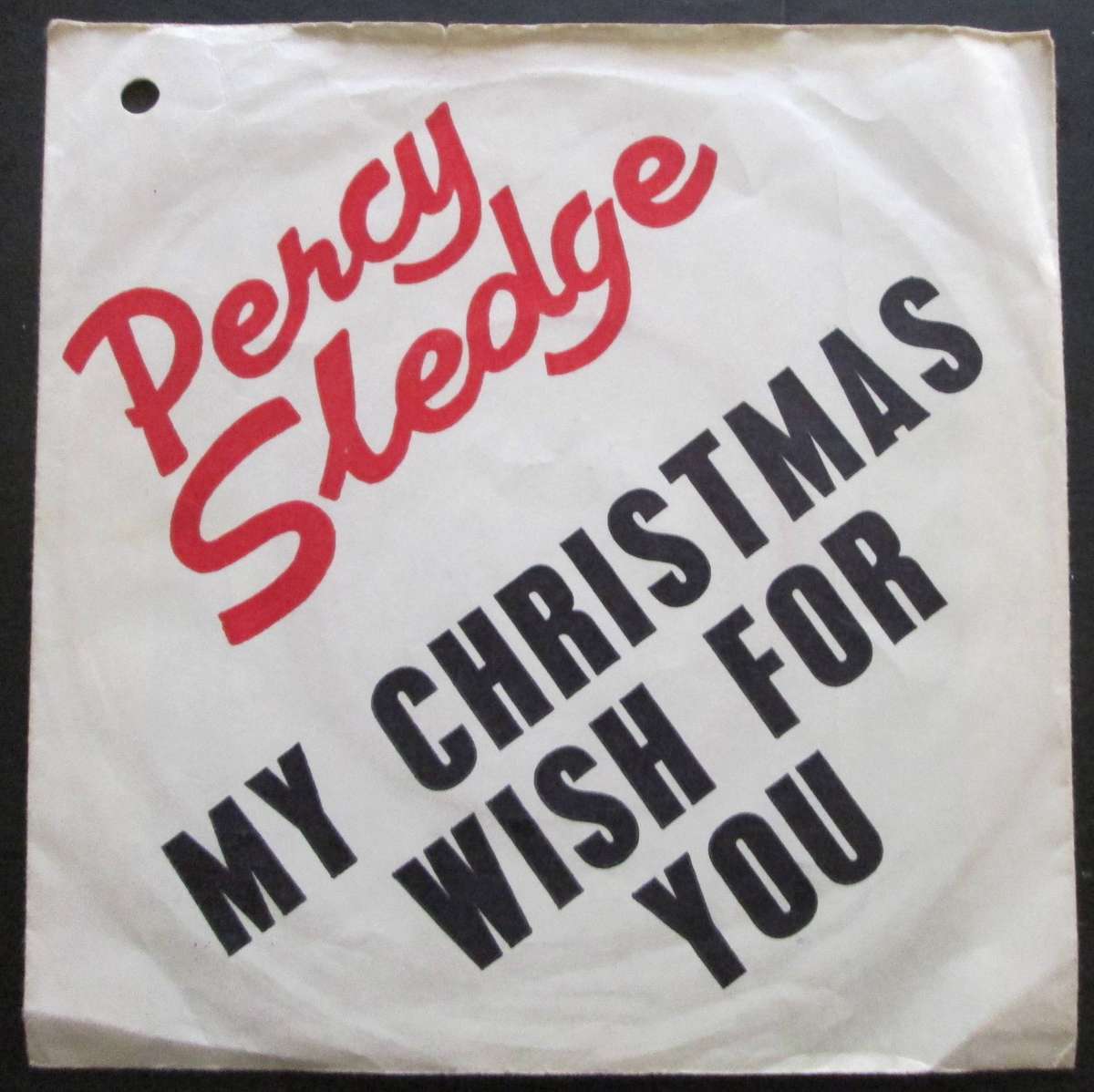 PERCY SLEDGE - SILENT NIGHT / CHRISTMAS WISH  (7 SINGLE/VINYL)