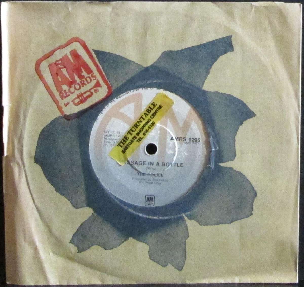 THE POLICE - MESSAGE IN THE BOTTLE / LANDLORD  (7 SINGLE/VINYL)