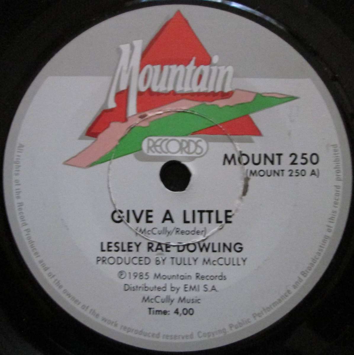 LESLEY RAE DOWLING - GIVE A LITTLE / JIGSAW MAN (7 SINGLE/VINYL)