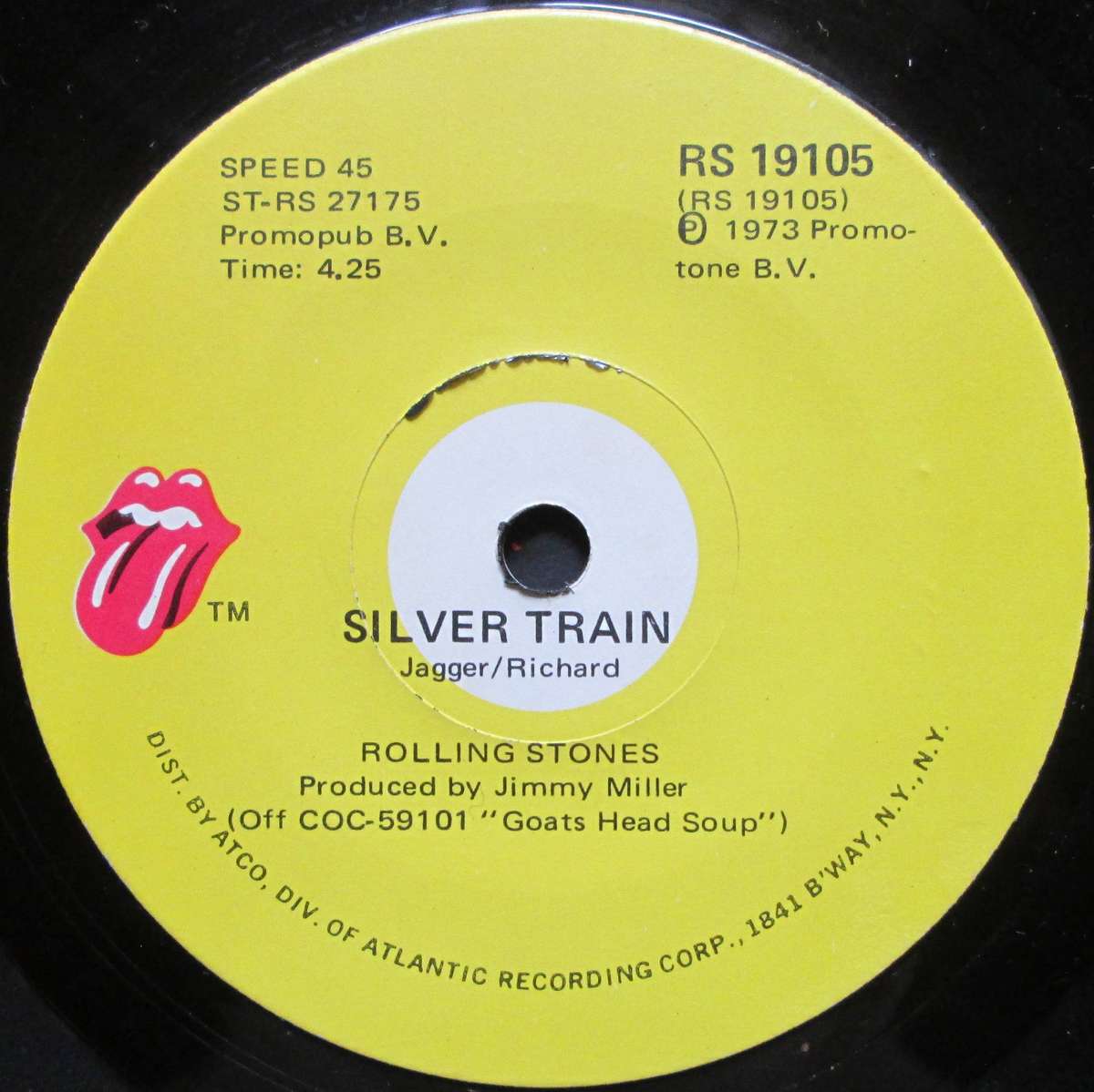 ROLLING STONES - ANGIE / SILVER TRAIN   (7 SINGLE/VINYL)