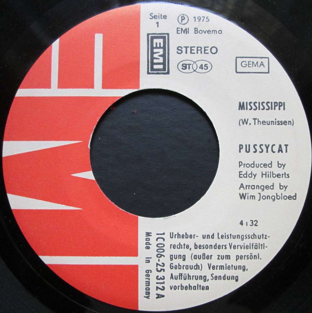 PUSSYCAT - MISSISSIPI / DO IT  (7 SINGLE/VINYL)