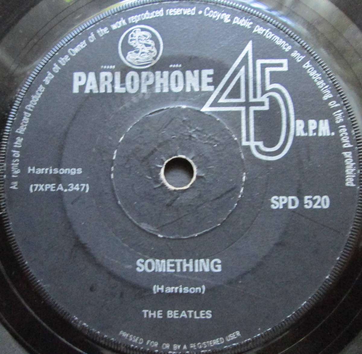 THE BEATLES - SOMETHING / COME TOGETHER   (7 SINGLE/VINYL)