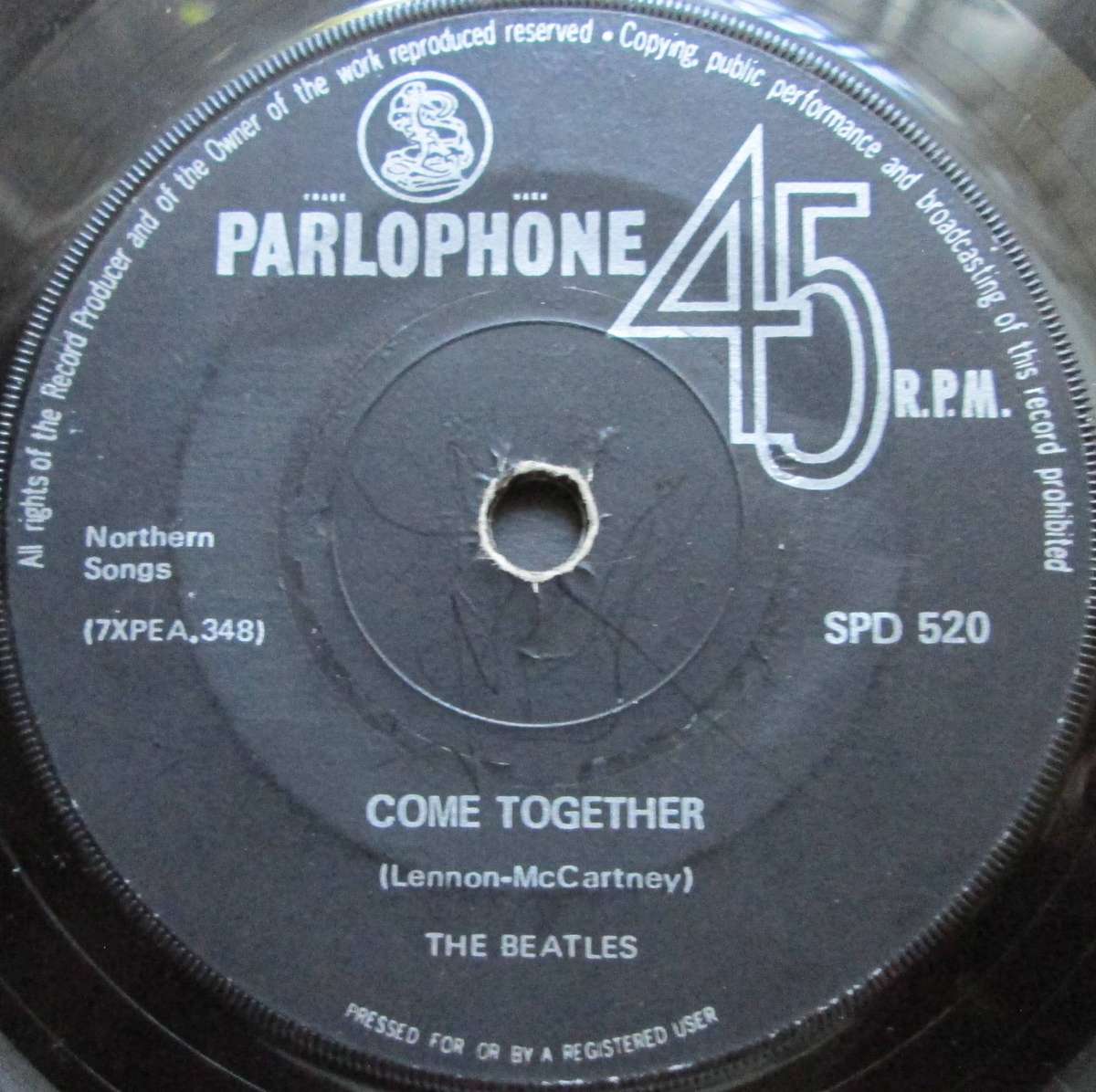 THE BEATLES - SOMETHING / COME TOGETHER   (7 SINGLE/VINYL)