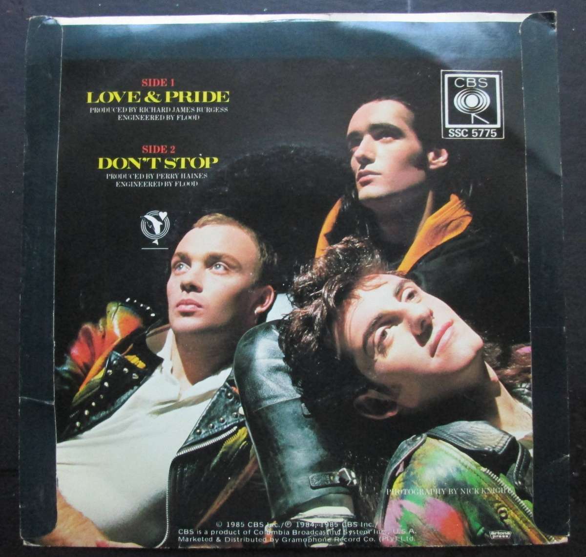 KING - LOVE & PRIDE / DONT STOP     (7 SINGLE/VINYL)