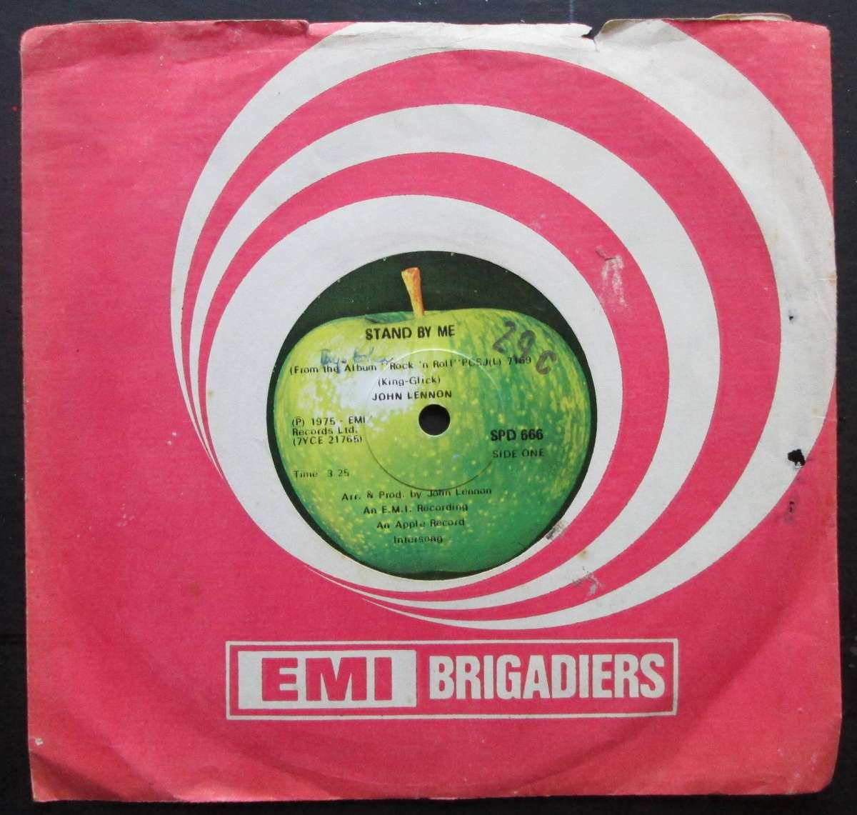 JOHN LENNON - STAND BY ME / MOVE OVER MS. L  (7 SINGLE/VINYL)