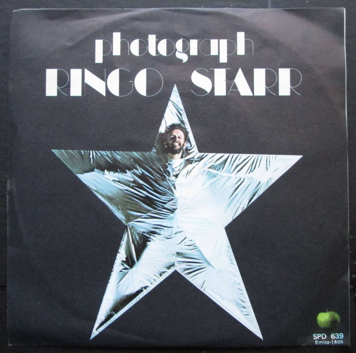 RINGO STARR - PHOTOGRAPH / DOWN AND OUT  (7 SINGLE/VINYL)