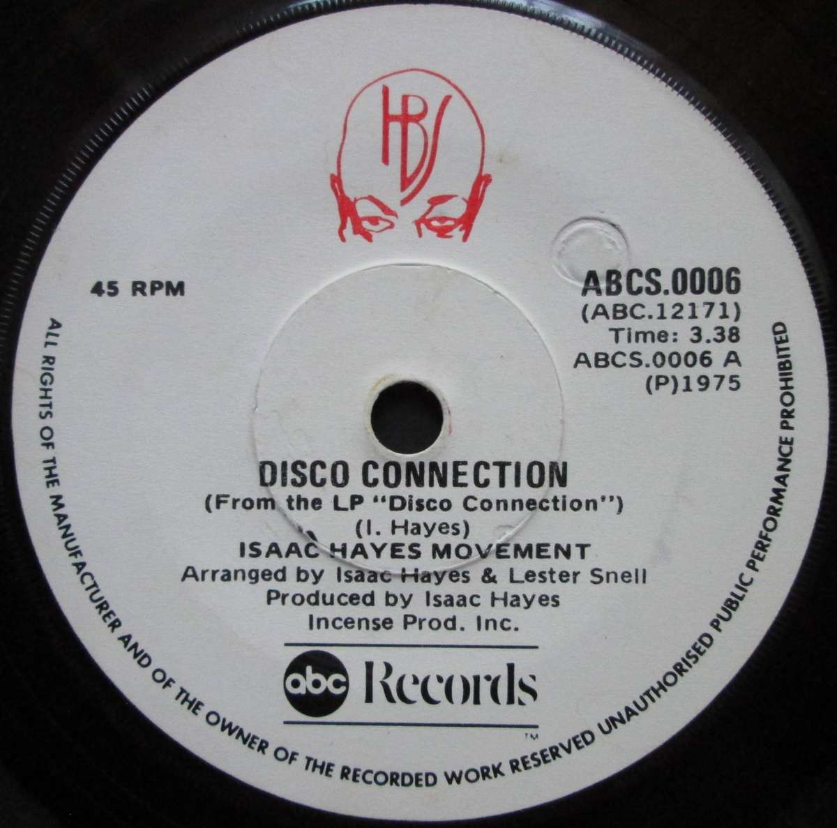 ISAAC HAYES MOVEMENT - DISCO CONNECTION / ST. THOMAS SQUARE (7 SINGLE/VINYL)