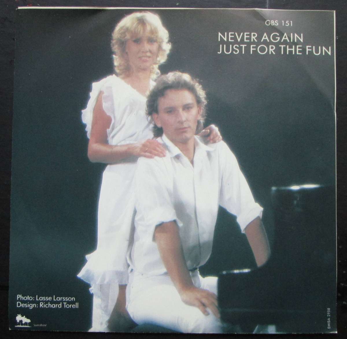 TOMAS LEDIN & AGNETHA FALTSKOG - NEVER AGAIN / JUST FOR THE FUN    (7 SINGLE/VINYL)