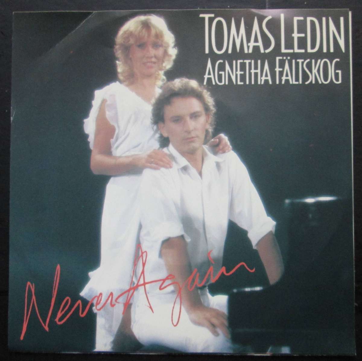 TOMAS LEDIN & AGNETHA FALTSKOG - NEVER AGAIN / JUST FOR THE FUN    (7 SINGLE/VINYL)