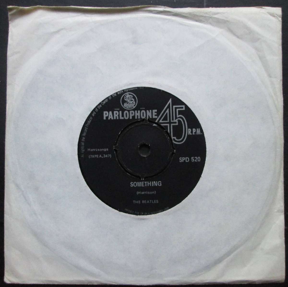 THE BEATLES - SOMETHING / COME TOGETHER  (7 SINGLE/VINYL)