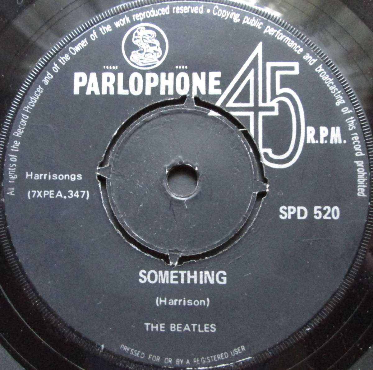 THE BEATLES - SOMETHING / COME TOGETHER  (7 SINGLE/VINYL)