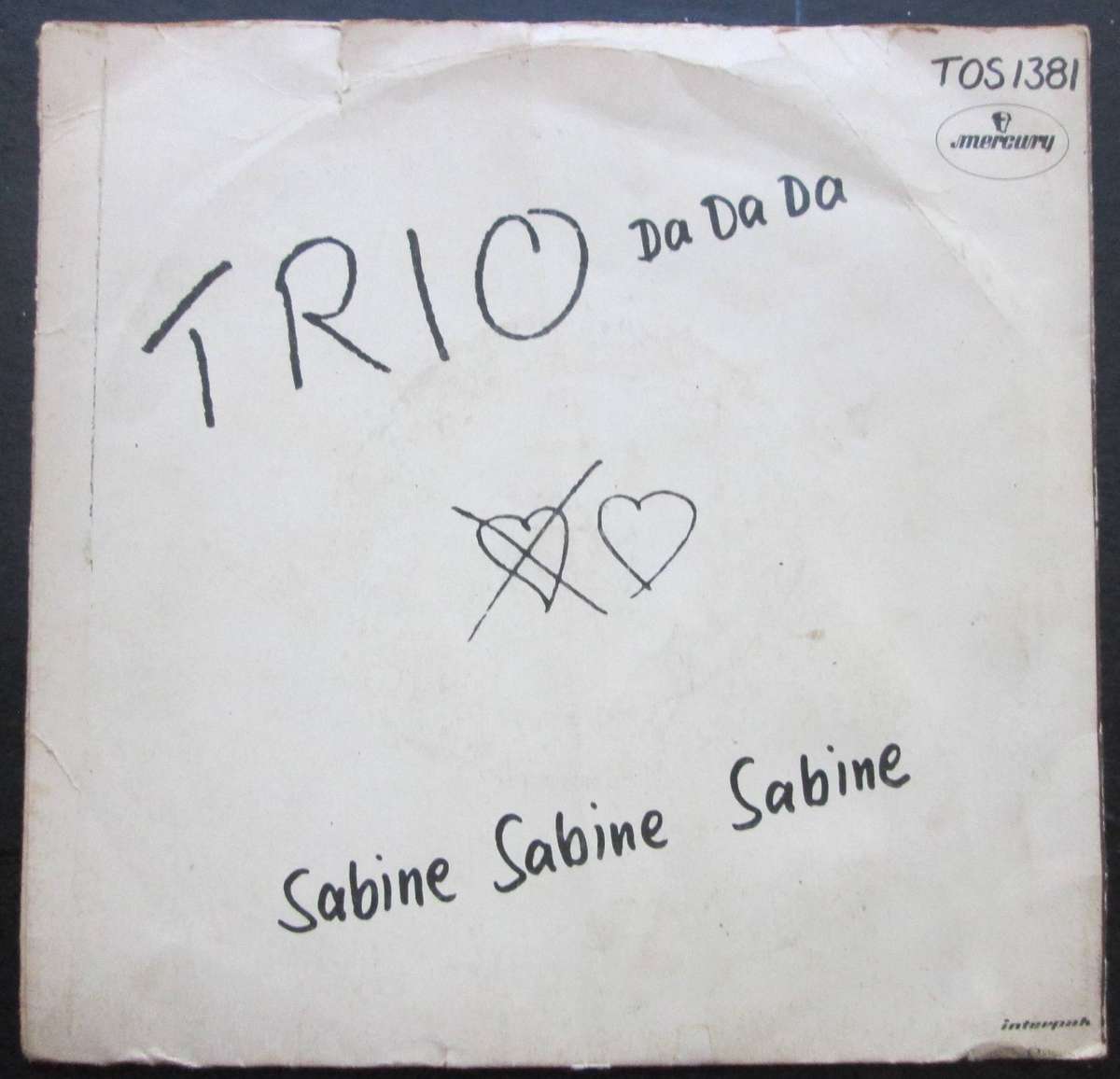 TRIO - DA DA DA / SABINE SABINE SABINE   (7 SINGLE/VINYL)