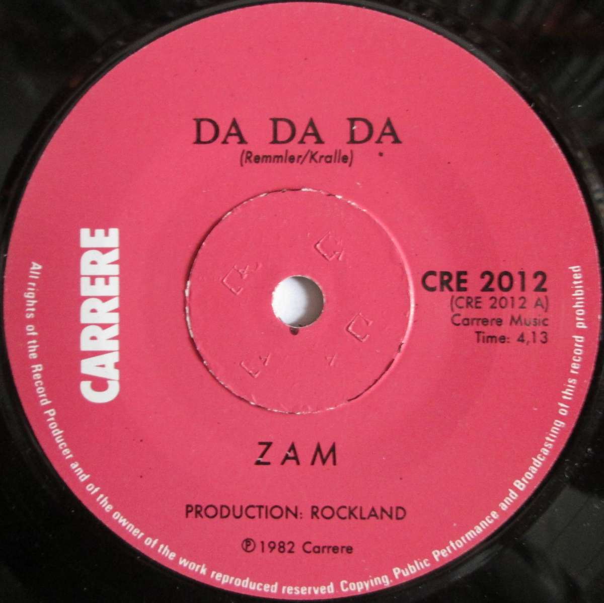 ZAM - DA DA DA / FAIS MOI PLAISIR (7 INCH SINGLE/VINYL)