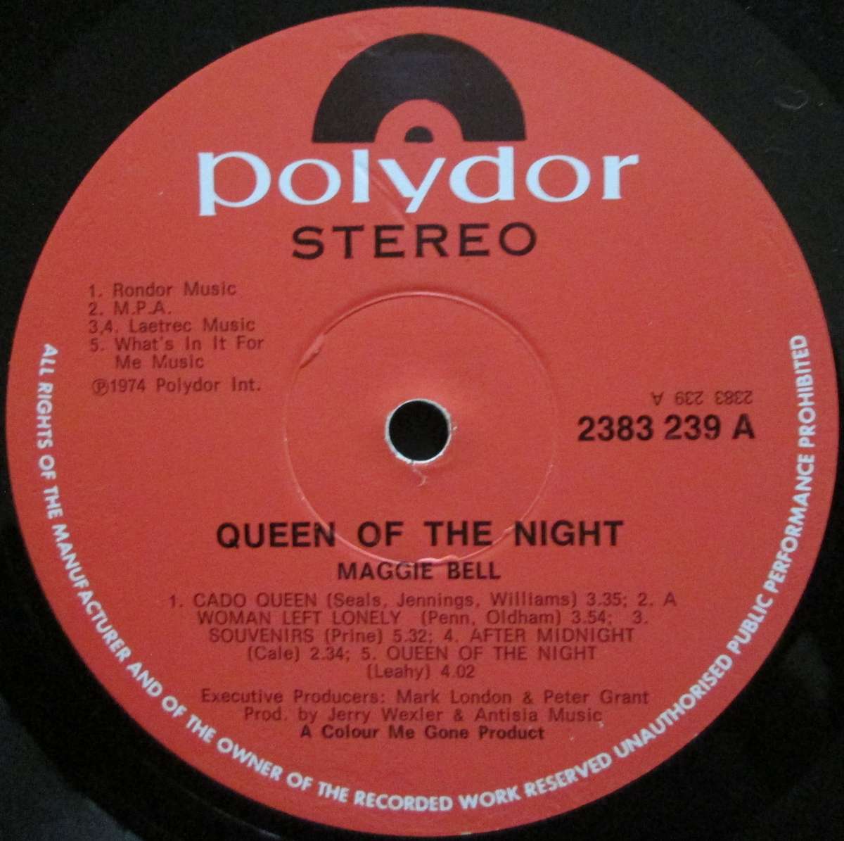MAGGIE BELL - QUEEN OF THE NIGHT (LP/VINYL)