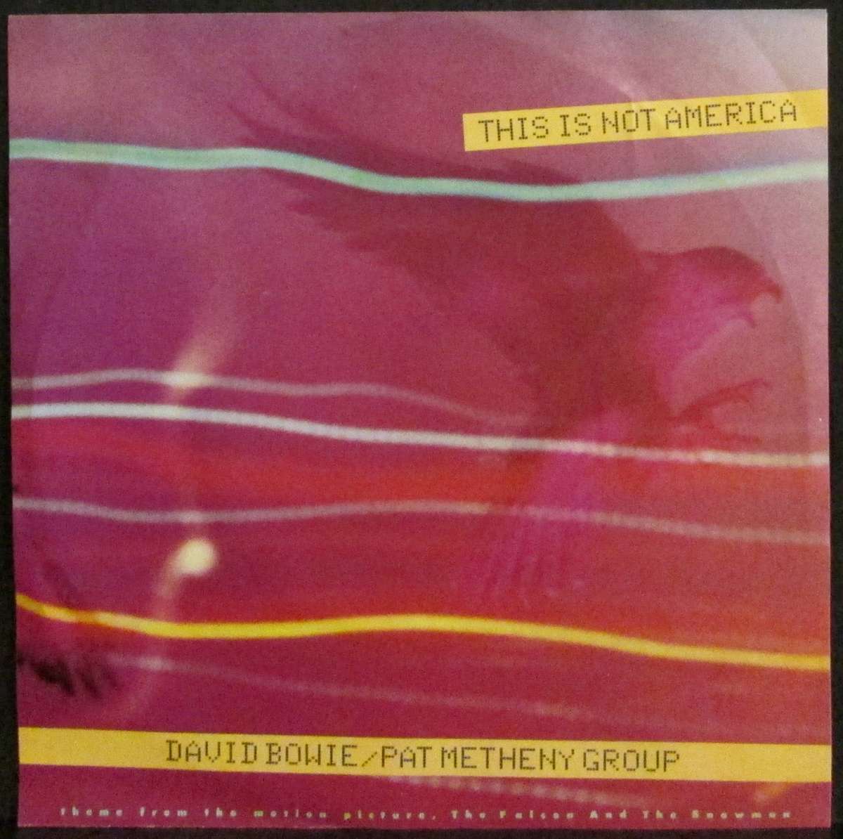 DAVID BOWIE / PAT METHENY GROUP - THIS IS NOT AMERICA / THIS IS NOT AMERICA  (7 SINGLE/VINYL)