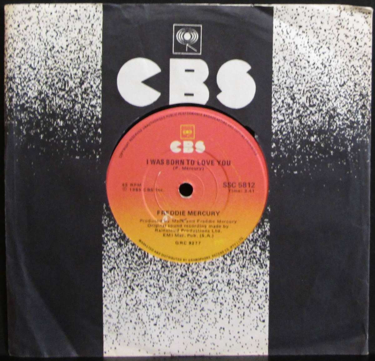 FREDDIE MERCURY - I WAS BORN TO LOVE YOU / STOP ALL THE FIGHTING (7 SINGLE/VINYL)