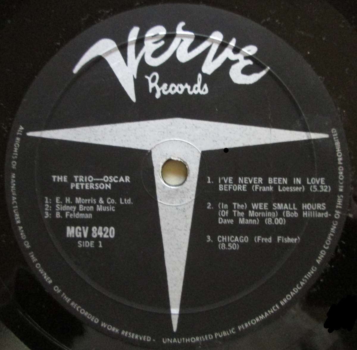 THE TRIO - OSCAR PETERSON - THE TRIO (LIVE FROM CHICAGO)  (LP/VINYL)