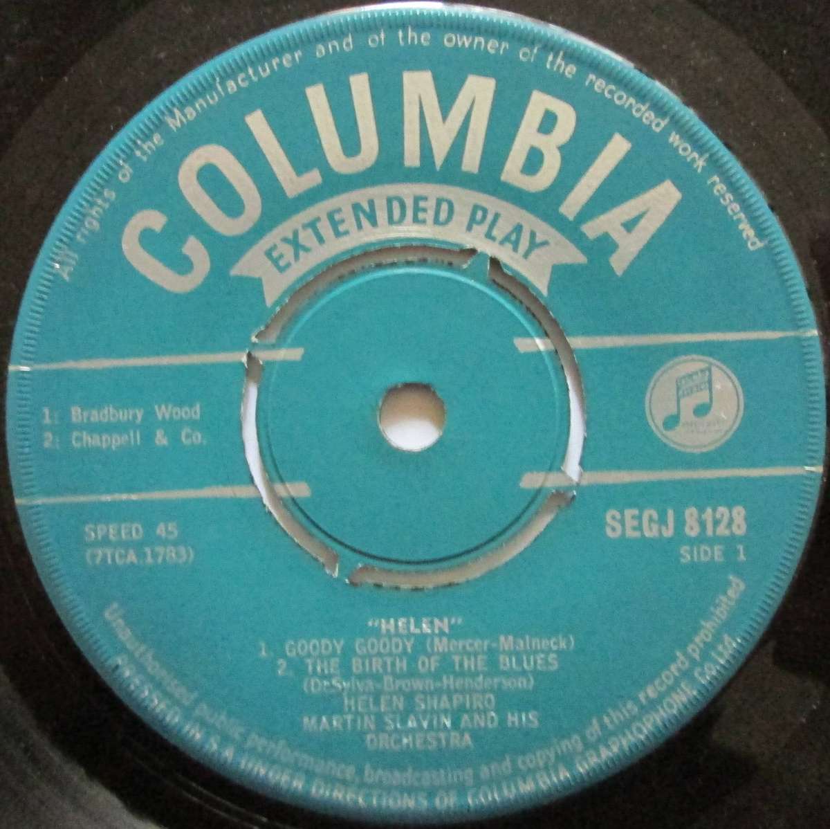 HELEN SHAPIRO - HELEN  (7 SINGLE/VINYL)