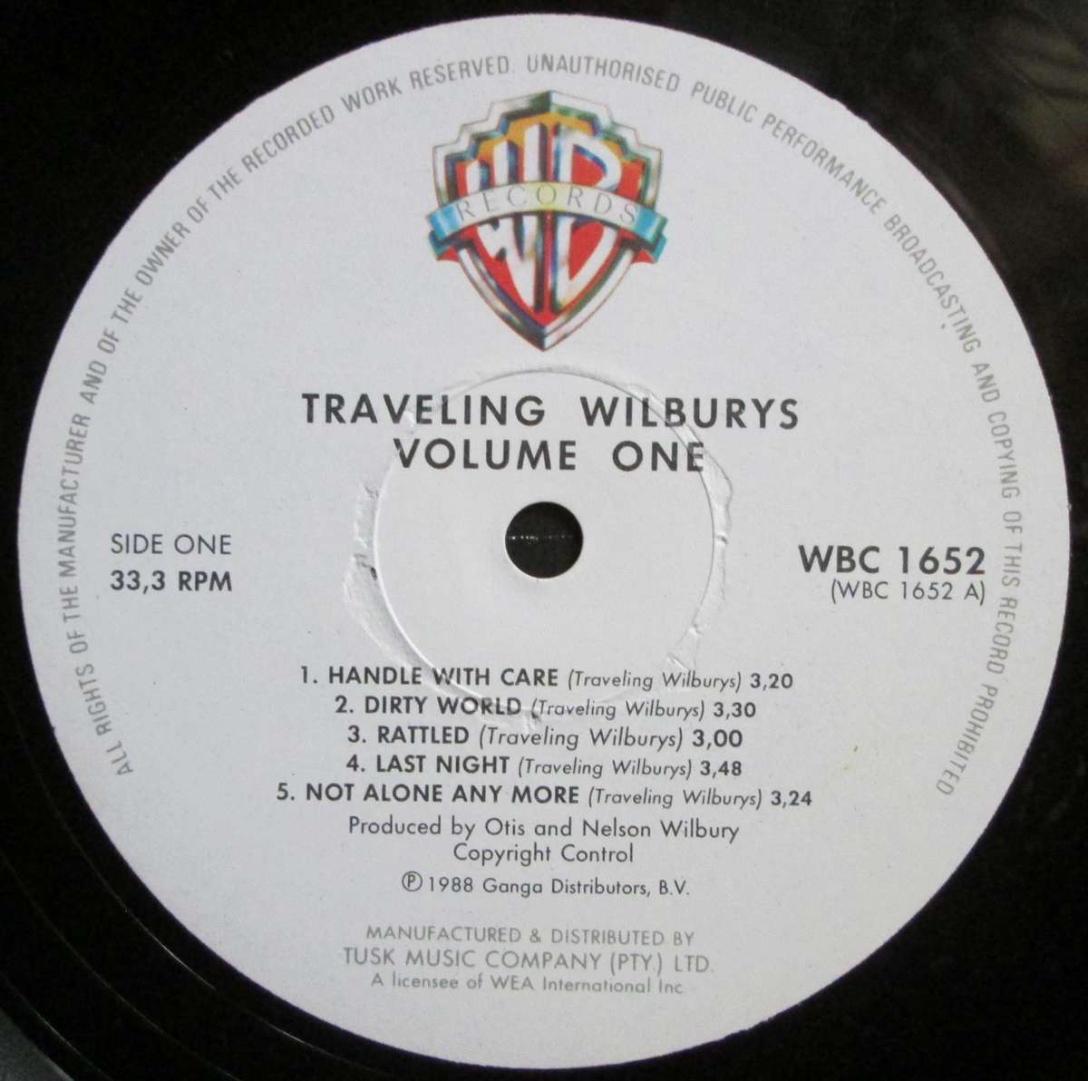 TRAVELING WILBURYS - VOLUME ONE  (LP/VINYL)