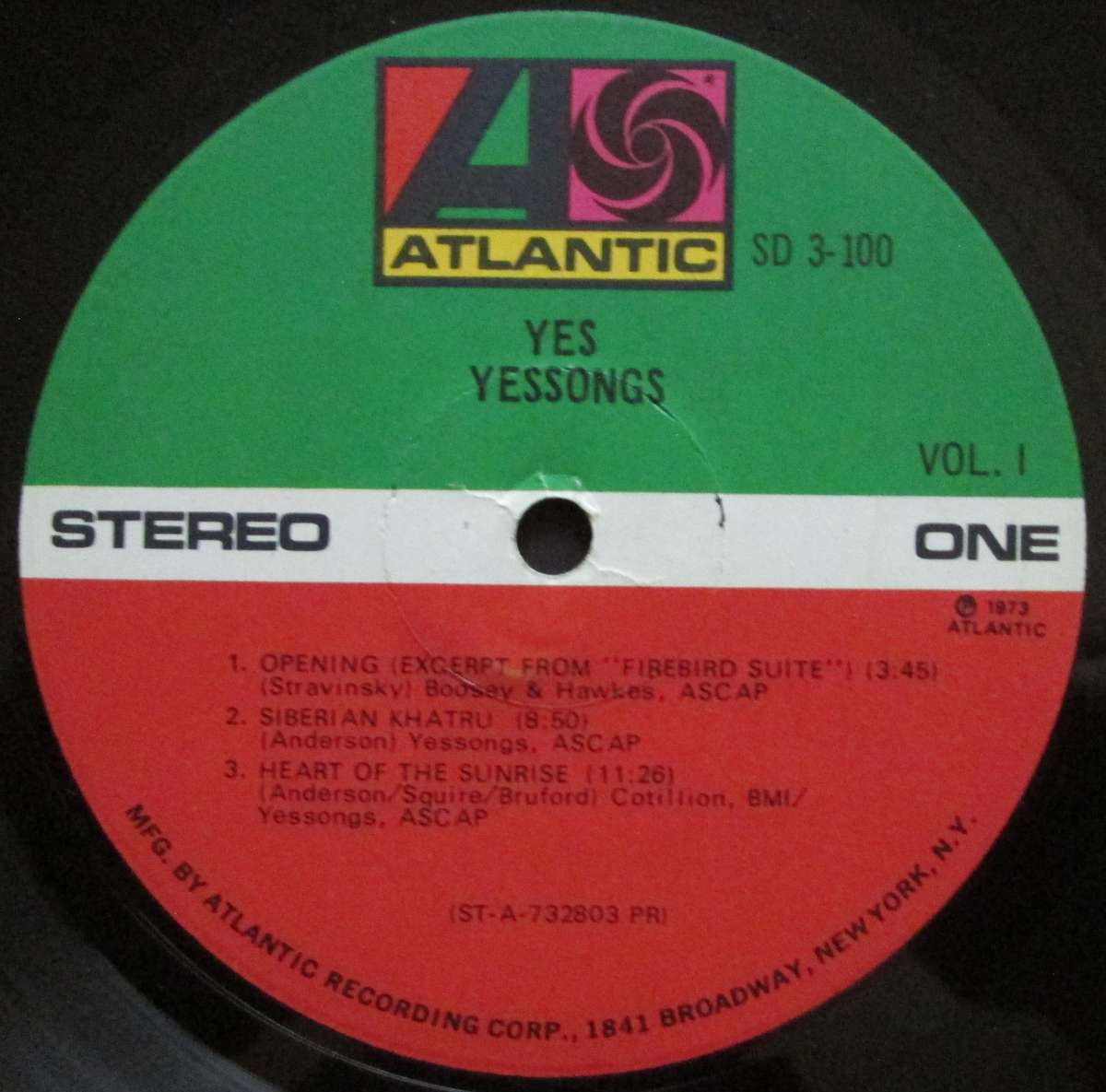 YES - YESSONGS (3xLP)  (LP/VINYL)