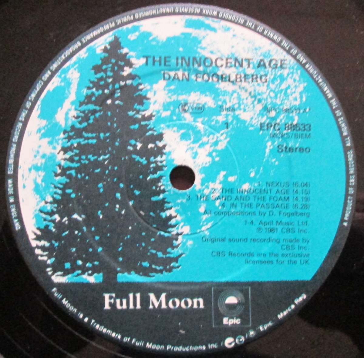 DAN FOGELBERG - THE INNOCENT AGE  (2xLP/VINYL)