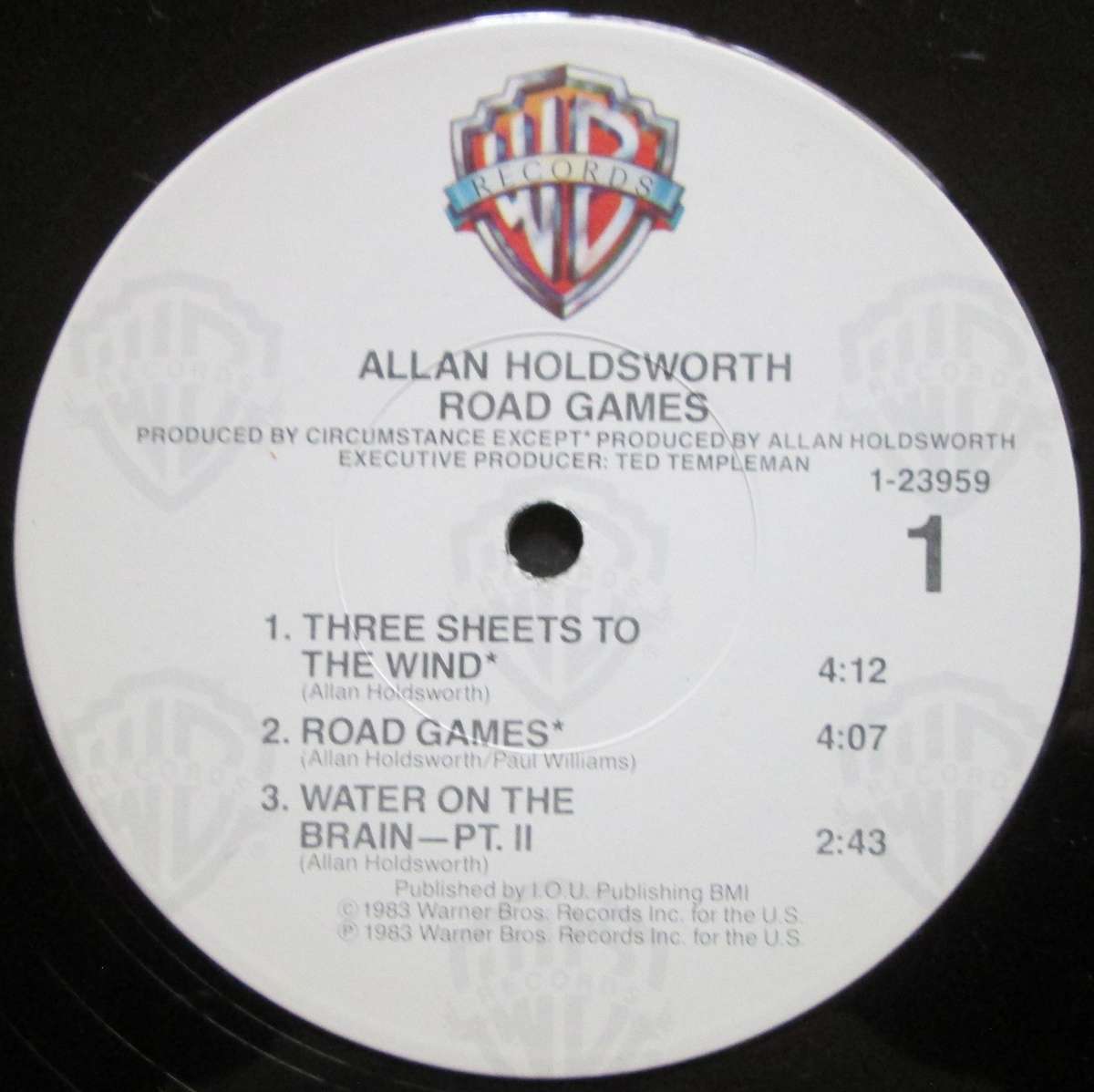 ALLAN HOLDSWORTH - ROAD GAMES   (LP/VINYL)