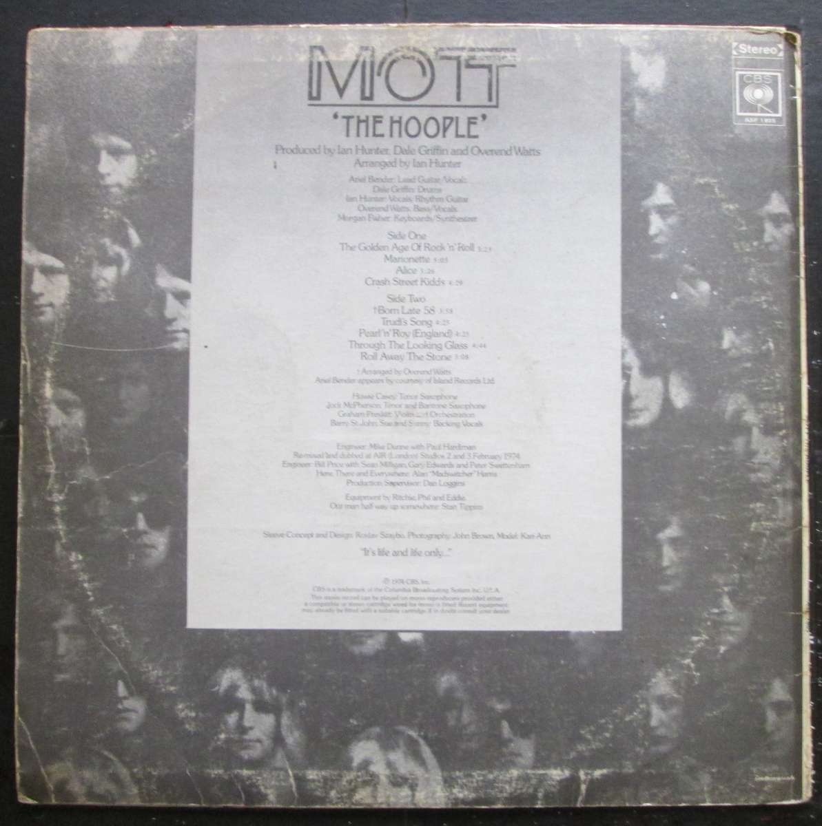 MOTT THE HOOPLE - THE HOOPLE  (LP/VINYL)