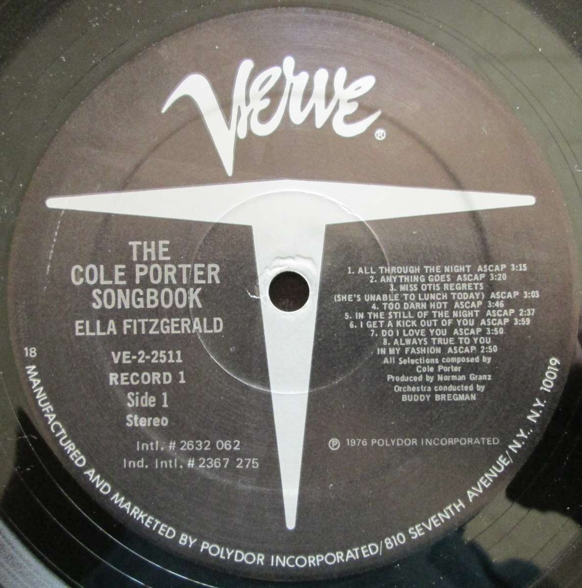 ELLA FITZGERALD - THE COLE PORTER SONG BOOK (2xLP/VINYL)