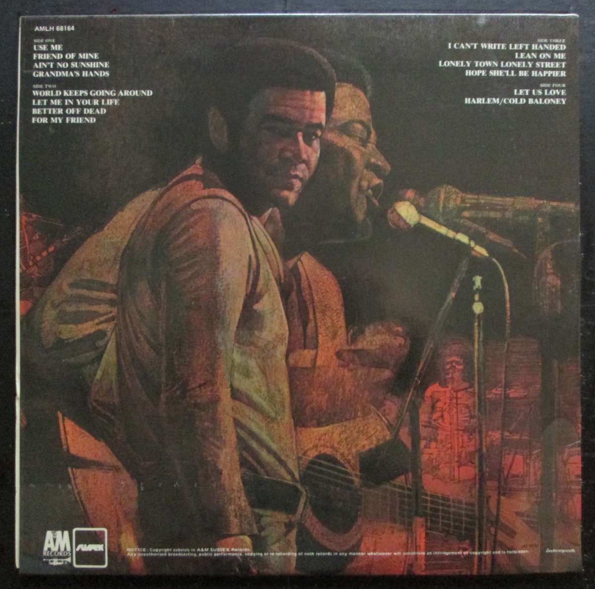 BILL WITHERS - LIVE AT CARNEGIE HALL (2xLP/VINYL)