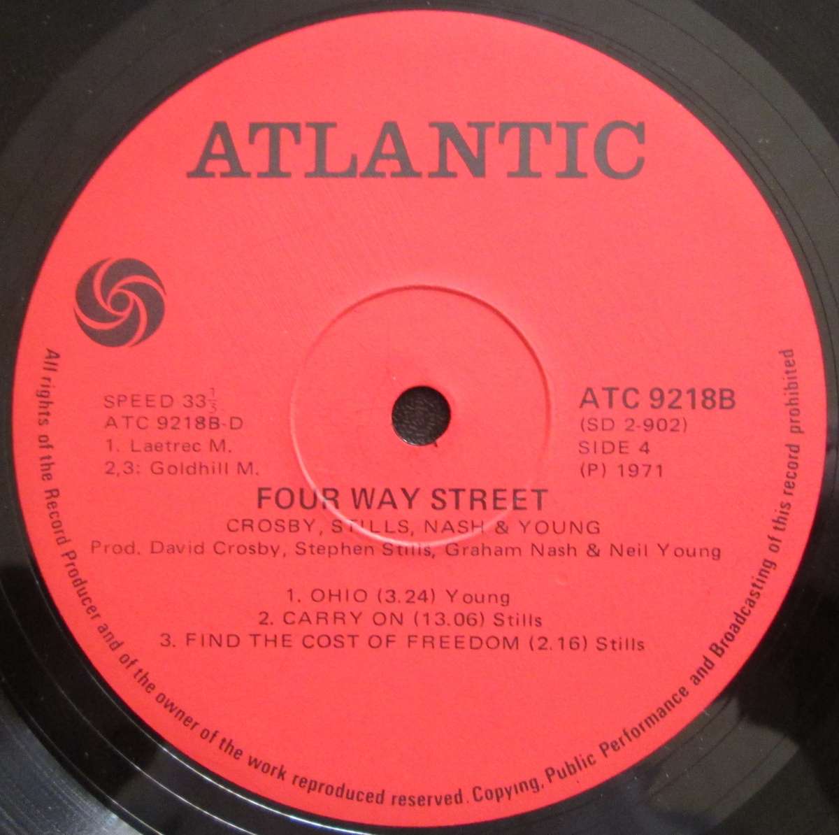 CROSBY, STILLS, NASH & YOUNG - 4 WAY STREET (2xLP/VINYL)