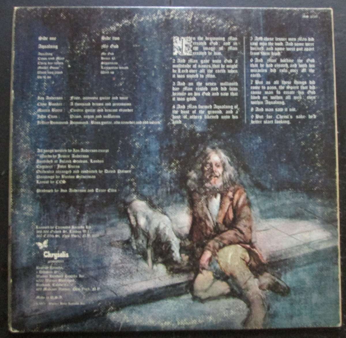 JETHRO TULL - AQUALUNG   (LP/VINYL)